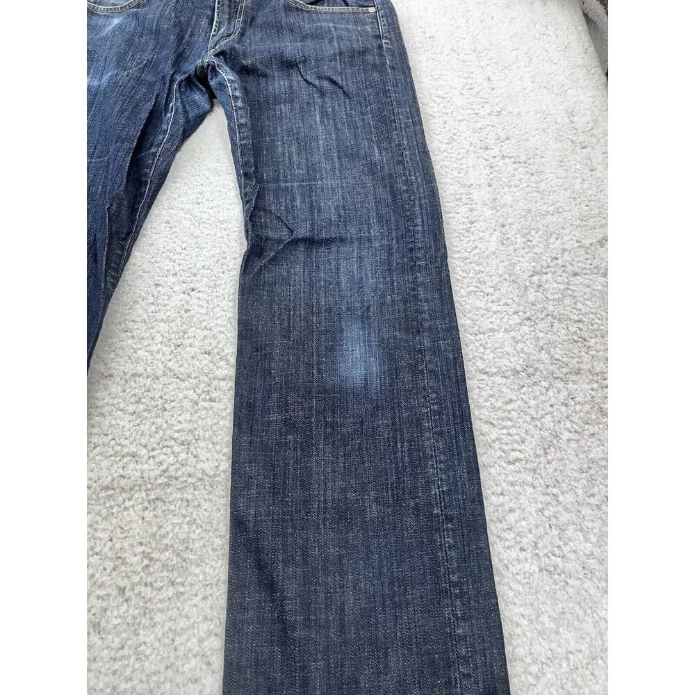 Citizens of Humanity Sid Jeans Mens 32x32 Dark Wash Straight Leg Stretch Denim - Picture 3 of 16